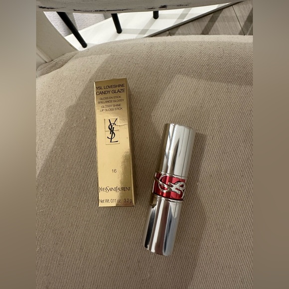 Yves Saint Laurent Love Shine Candy Glaze Gloss #16 Watermelon High NWT - Picture 5 of 6